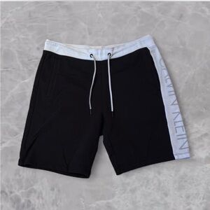 Calvin Klein Black Shorts with White Trim